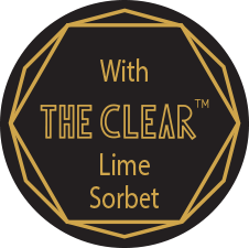 the clear lime sorbet