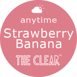 the clear strawberry banana